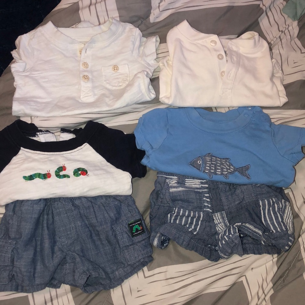 Gymboree 0-3 Short outfits